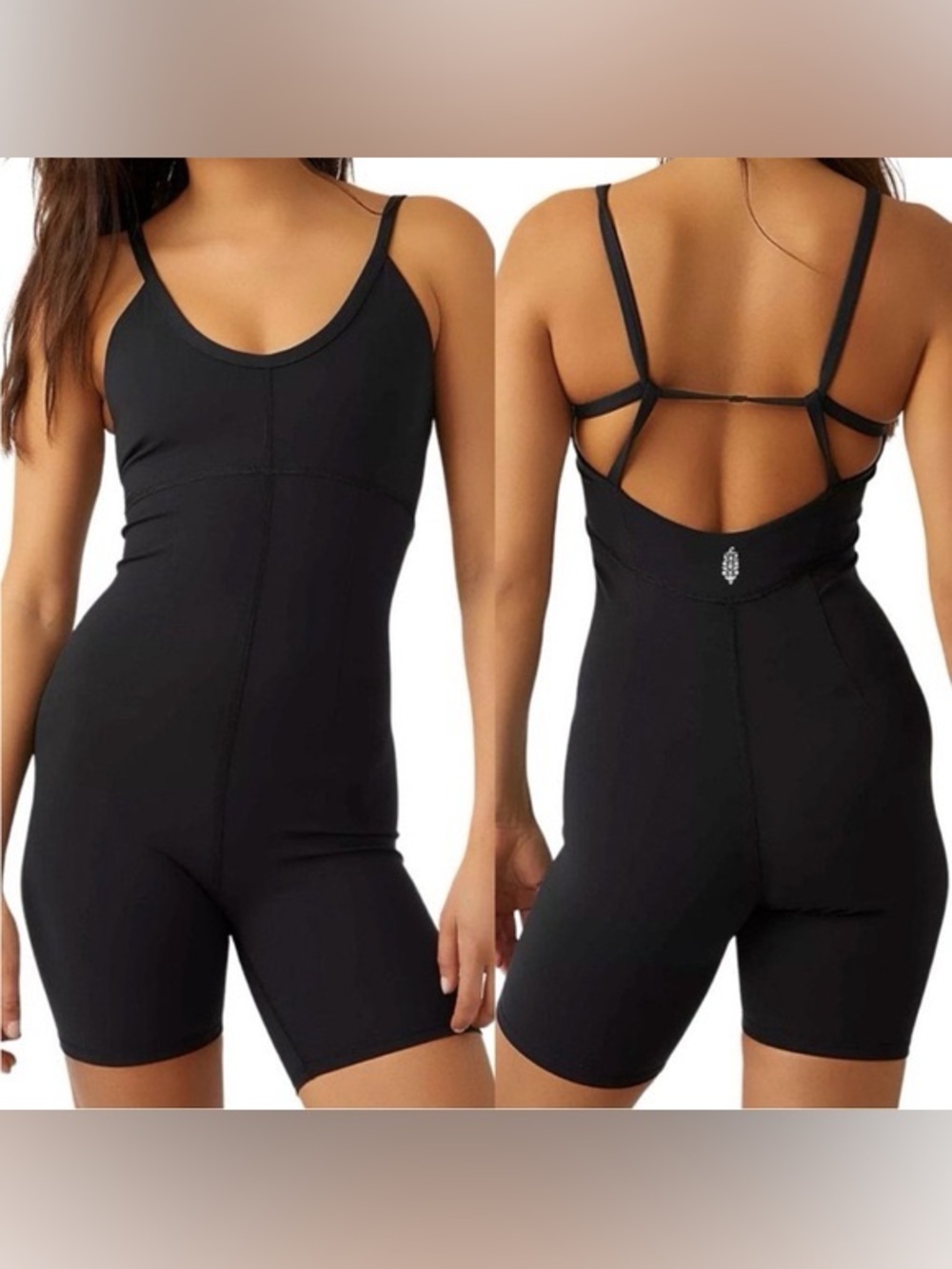 Free People Movement all star runsie bodysuit One-Piece Active Romper